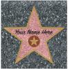 Beistle Walk of Fame Star Peel-N-Place Decoration(12″ x 15″)