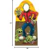 Beistle Zombie Standee Prop, Zombie Prop for Halloween, Parties, & Special Events, Self-Standing Zombie Photo Prop & Spooky Haunted House Decor, 72″ x 38″
