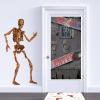 Beistled Gory Skeletons Photo Prop Backdrop, 6′ Tall, Set of 2- Halloween Party Wall Decoration, Spooky Zombie Cut Out