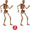 Beistled Gory Skeletons Photo Prop Backdrop, 6′ Tall, Set of 2- Halloween Party Wall Decoration, Spooky Zombie Cut Out