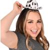 Cow Print Cowboy Hat Headband