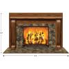 Fireplace Insta-View Party Accessory (1 count) (1/Pkg)(1 Piece)