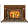 Fireplace Insta-View Party Accessory (1 count) (1/Pkg)(2 Piece)