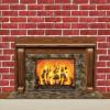 Fireplace Insta-View Party Accessory (1 count) (1/Pkg)(2 Piece)