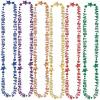Happy 21st Birthday Beads-Of-Expression (asstd B/G/GD/O/PL/R) Party Accessory  (1 count) (1/Card)
