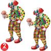 Jointed Zombie Clown Pack of 2