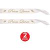 Prom Queen Satin Sash Pack of 2