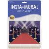 Red Carpet Insta-Mural Party Accessory (1 count) (1/Pkg)(1 piece)
