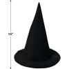Satin-Soft Black Witch Hat