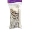 Skeleton Decoration Bone Décor Beistle 12 Piece Plastic Novelty Skeleton Bones and Skull Horror Haunted House Prop Decorations Spooky Halloween Party Supplies, 6″-16″, Off White/Gray(12_Bones)