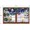 Snowy Christmas Insta-View Party Accessory (1 count) (1/Pkg)(1 piece)