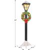 Three Dimensional Cardboard Winter Lamppost Prop Indoor Christmas Decorations for Home