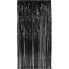 1-Ply FR Gleam ‘N Curtain (silver) Party Accessory (1 count) (1/Pkg)(Black)