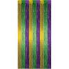 1-Ply FR Gleam ‘N Curtain (silver) Party Accessory (1 count) (1/Pkg)(Gold/Green/Purple)