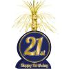21st Birthday Centerpiece