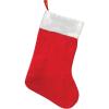 Beistle , 4 Piece Felt Christmas Stockings, 15” (Red/White)(10″ x 15″)