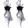 Beistle 00324, 2 Piece Skeleton Hand Hair Clips