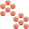 Beistle 12 Piece 3″ x 2.75″ Plastic Miniature Jack-O-Lantern Buckets, Pumpkin Decorations for Halloween Party Supplies(3″ x 2.75″)