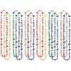 Beistle 12-Pack Happy Birthday Necklace, Multicolored HBD Plastic Costume Accessory for Celebrations & Gatherings, Birthday Jewelry & Party Favor, 36”(12-Pack)
