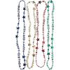 Beistle 12-Pack Happy Birthday Necklace, Multicolored HBD Plastic Costume Accessory for Celebrations & Gatherings, Birthday Jewelry & Party Favor, 36”(4-Pack)