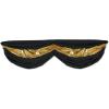 Beistle 1-Pack Fabric Bunting, 5-Feet 10-Inch, Black and Gold(Black & Gold Fabric Bunting)