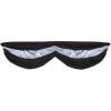 Beistle 1-Pack Fabric Bunting, 5-Feet 10-Inch, Black and Gold(Black & Silver Fabric Bunting)