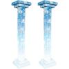 Beistle 2 Piece 5′ 9.5″ x 16.75″ Winter Wonderland Decorations Tall Column Prom Photo Props- Holiday Christmas Décor