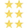 Beistle 24-Pack Foil Gold Star Cutouts, Party Decorations for Festive Celebrations, Awards Night Supplies, Starry Theme Decor for Wall & Table, 15”(Gold (6-pack))