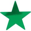 Beistle 24-Pack Foil Gold Star Cutouts, Party Decorations for Festive Celebrations, Awards Night Supplies, Starry Theme Decor for Wall & Table, 15”(Green (36-pack))