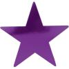 Beistle 24-Pack Foil Gold Star Cutouts, Party Decorations for Festive Celebrations, Awards Night Supplies, Starry Theme Decor for Wall & Table, 15”(Purple (24-pack))