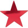 Beistle 24-Pack Foil Gold Star Cutouts, Party Decorations for Festive Celebrations, Awards Night Supplies, Starry Theme Decor for Wall & Table, 15”(Red (72-pack))