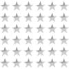Beistle 24-Pack Foil Gold Star Cutouts, Party Decorations for Festive Celebrations, Awards Night Supplies, Starry Theme Decor for Wall & Table, 15”(Silver)