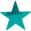 Beistle 24-Pack Foil Gold Star Cutouts, Party Decorations for Festive Celebrations, Awards Night Supplies, Starry Theme Decor for Wall & Table, 15”(Turquoise (24-pack))