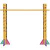 Beistle 3-D Limbo Set– Large Corrugated Cardboard Party Activity with Adjustable Pole and Tropical Floral Design for Luau, Beach, Tiki, Poolside and Summer-Themed Celebrations, 5’ x5’