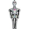 Beistle 4′ 6″ PVC Inflatable Skeleton for Day of The Dead Party Decorations and Halloween Décor