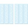 Beistle ,6 Piece Snowflake Party Panels, 12″ x 6′ (Clear/White)