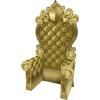 Beistle 7′ 1.75″ x 3′ 9.25″ Corrugated Cardboard Three Dimensional Throne for Prom Night Photo Booth Prop, Includes Easel