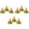 Beistle 9Piece Eiffel Tower Favor Boxes, 4.25″, , Gold/Black