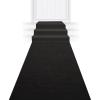 Beistle Black Novelty Polyester Fabric Aisle Runner for Weddings, Awards Night Theme, Proms, Ceremony Parties and Events, 24″ x 15′ (Pack of 2)(1’3″ x 2′ (Rectangular))