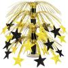 Beistle Black and Gold Star Cascade Centerpiece(Multi Color)