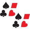Beistle Card Suit Cutouts(Card “Suit” Cutouts (8-Pack))