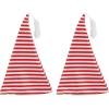 Beistle Christmas Hats, Santa & Mrs Claus Festive Headwear for X-Mas Parties, Parades, Office Events & Family Gatherings(Nightcap (2-pack))