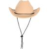 Beistle Felt Cowboy Hats – Western Headwear Birthday, Photo Booth & Halloween Costume Accessories(Tan Felt Cowboy Hat)