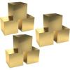 Beistle Gold Foil Boxes – 9 Pack, Shiny Cardstock Boxes for Party Gifts, Treats, Centerpieces & Event Décor, Elegant Accessories for Weddings, Anniversaries, Birthdays, Holidays & Celebrations, 3¼”