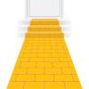 Beistle Gold Star Runner(Yellow Brick  Novelty)