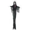Beistle Novelty Skeleton Creepy Creature with Poseable Arms Indoor Use Only Spooky Halloween Decorations, 54″, Black/Off White/Maroon