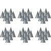 Beistle Pack of 48 Silver Foil Cone Hats, Novelty Metallic Party Headware Supplies for Birthday, New Year’s Eve, Anniversary, 6.75″(48 Piece)