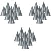 Beistle Pack of 48 Silver Foil Cone Hats, Novelty Metallic Party Headware Supplies for Birthday, New Year’s Eve, Anniversary, 6.75″(Cone Hats)