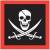 Beistle Pirate Luncheon Napkins