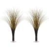 Beistle Plastic Metallic Black And Gold Spray Centerpieces For Happy New Year Decorations, Awards Night Tableware, Birthday Party Supplies, (Pack of 2) 19″